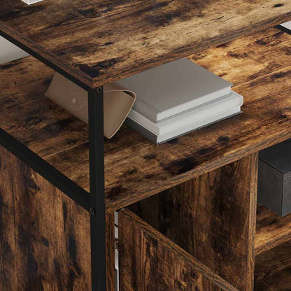 Büroschrank mit Lademöglichkeit Räuchereiche 61 x 46 x 67 cm