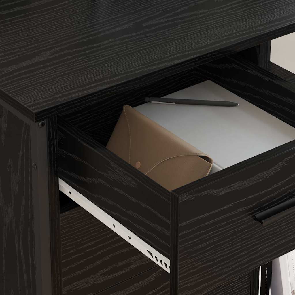 Büroschrank Schwarze Eiche 76 x 41 x 72 cm Holzwerkstoff