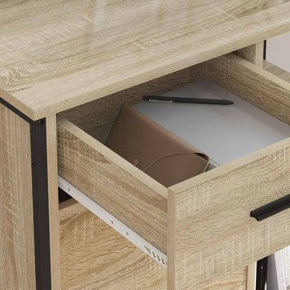 Büroschrank mit Rad Sonoma Eiche 76 x 41 x 72 cm Holzwerkstoff