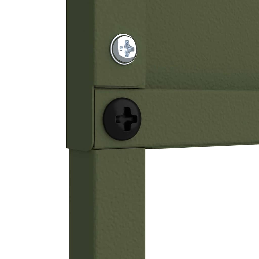 Garten Sichtschutz-Leinwand Olivgrün 32 x 140 cm