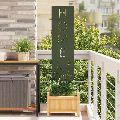 Garten Sichtschutz-Leinwand Olivgrün 32 x 140 cm