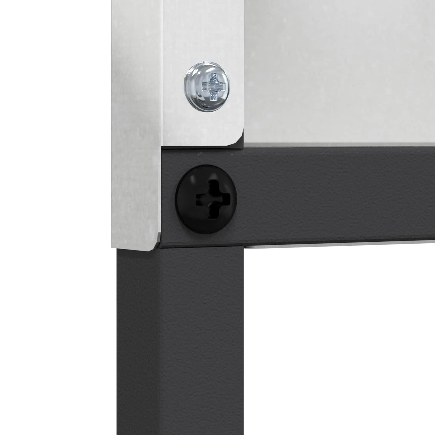 Garten Sichtschutz-Leinwand Silber 50 x 140 cm Edelstahl