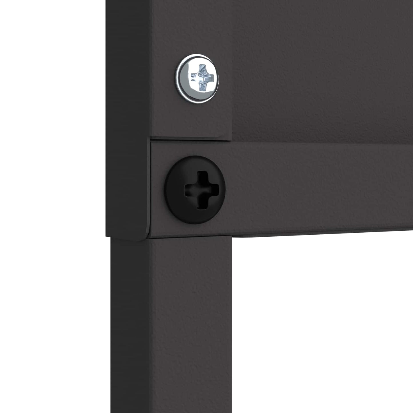 Garten Sichtschutz-Leinwand Floral Schwarz 50 x 140 cm