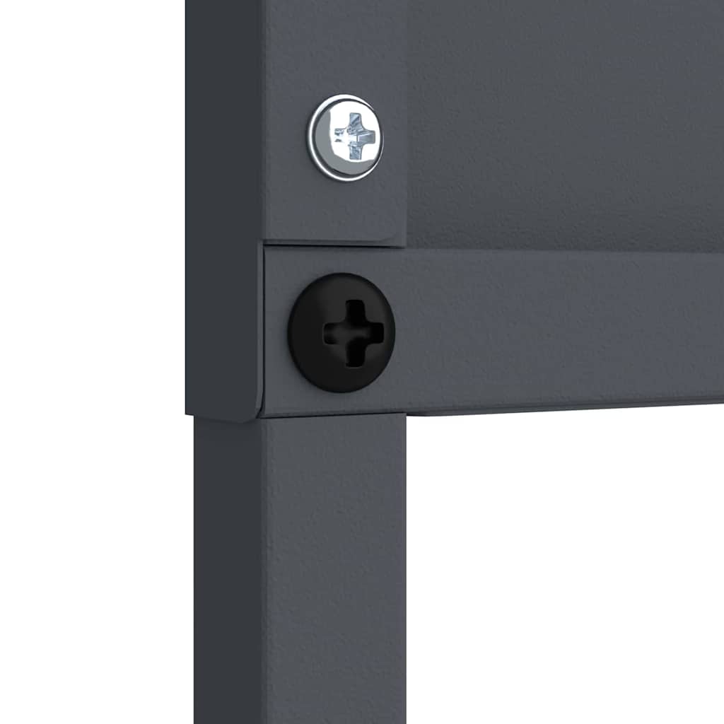 Garten Sichtschutz-Leinwand Anthrazit 50 x 140 cm