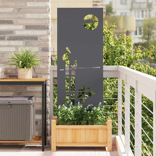 Garten dekoratives Panel Anthrazit 50 x 140 cm