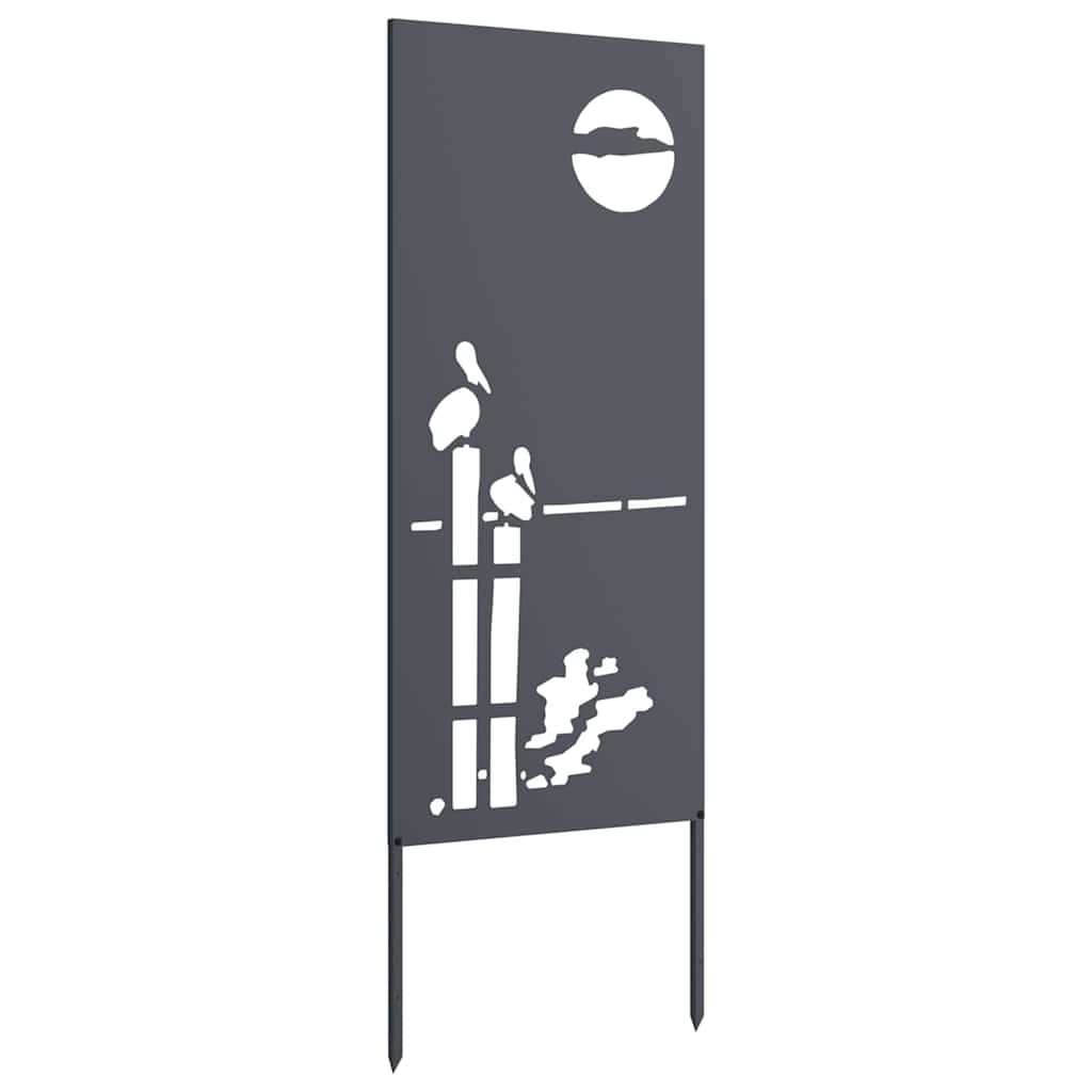 Garten dekoratives Panel Anthrazit 50 x 140 cm