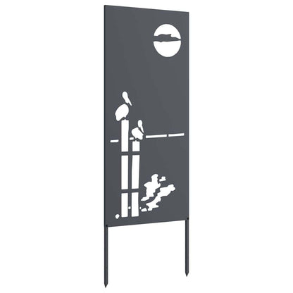 Garten dekoratives Panel Anthrazit 50 x 140 cm