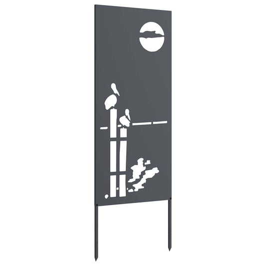 Garten dekoratives Panel Anthrazit 50 x 140 cm