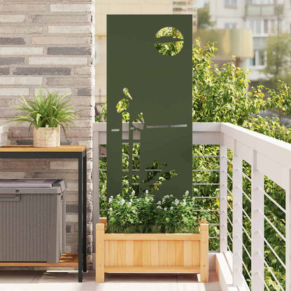 Garten dekoratives Panel Olivgrün 50 x 140 cm