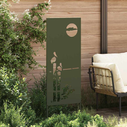 Garten dekoratives Panel Olivgrün 50 x 140 cm