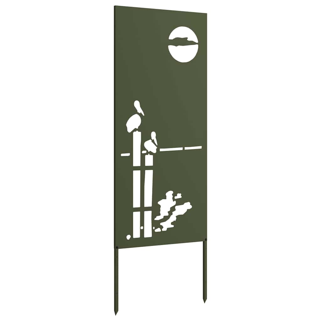 Garten dekoratives Panel Olivgrün 50 x 140 cm