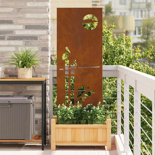 Garten dekoratives Panel Rostig 50 x 140 cm