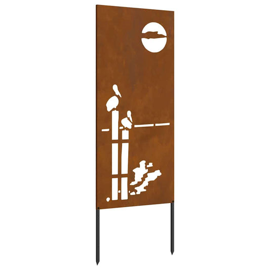 Garten dekoratives Panel Rostig 50 x 140 cm