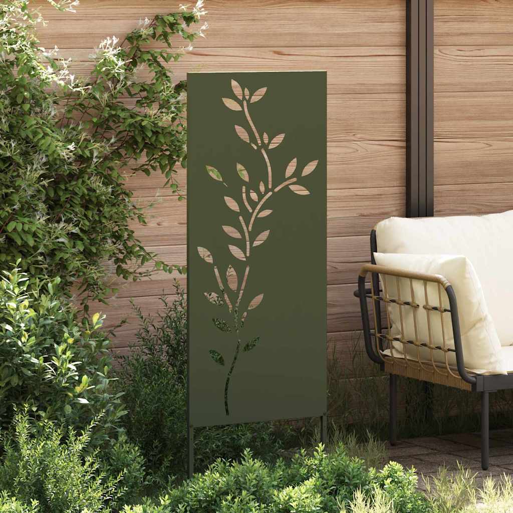 Garten dekoratives Panel Olivgrün 50 x 140 cm