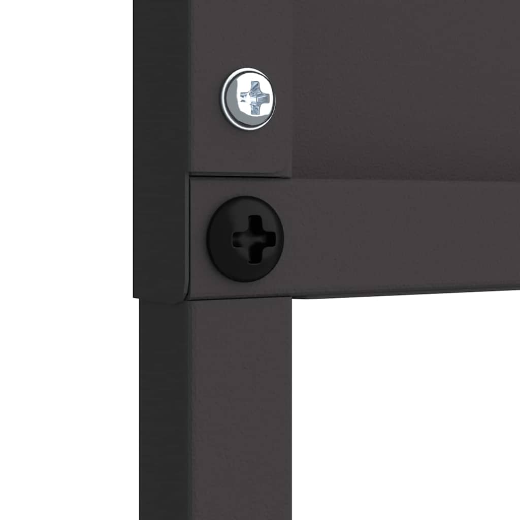 Garten Sichtschutz-Leinwand Tiermuster Schwarz 50 x 140 cm