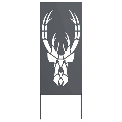 Garten Sichtschutz-Leinwand Tiermuster Anthrazit 50 x 140 cm