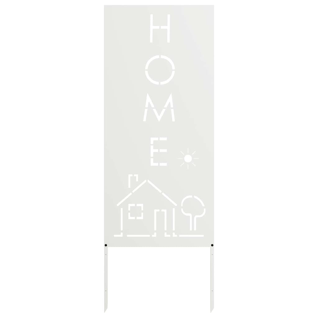 Garten Sichtschutz-Leinwand Weiß 50 x 140 cm