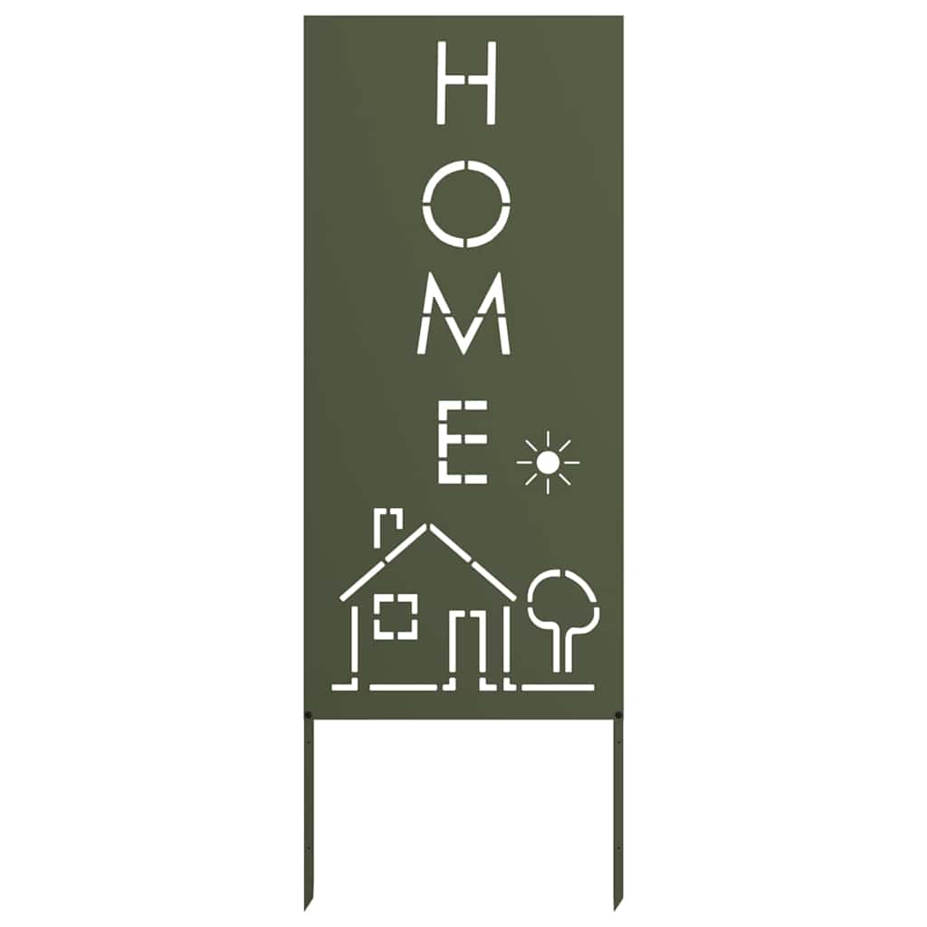 Garten Sichtschutz-Leinwand Olivgrün 50 x 140 cm