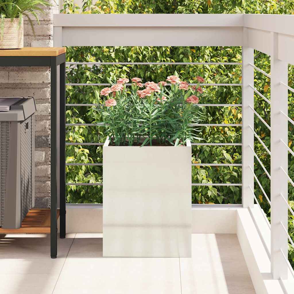 Gartenblumentopf Silber Verzinkter Stahl