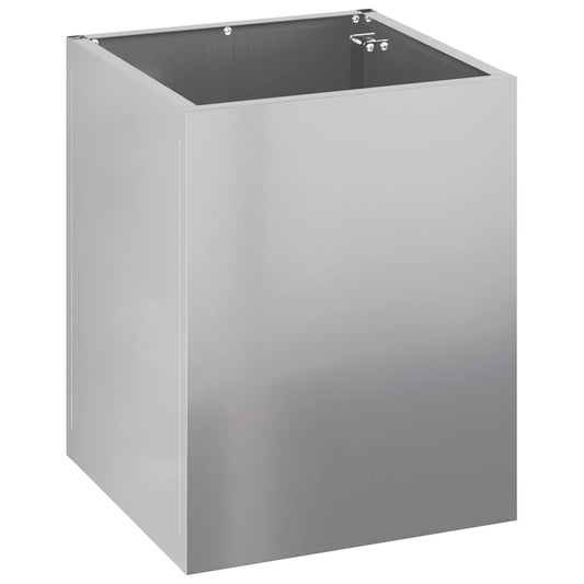 Gartenblumentopf Silber Verzinkter Stahl