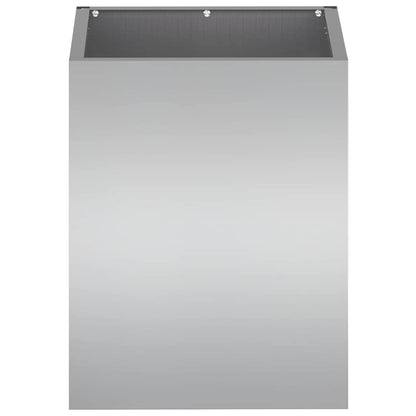 Gartenblumentopf Silber Verzinkter Stahl