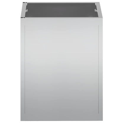 Gartenblumentopf Silber Verzinkter Stahl