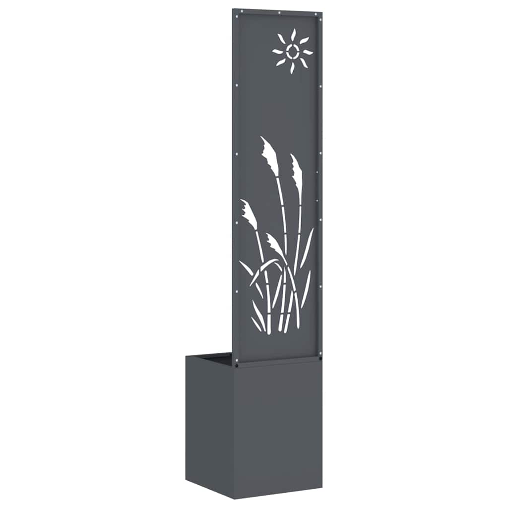 Garten Sichtschutz-Leinwand Anthrazit 32 x 140 cm