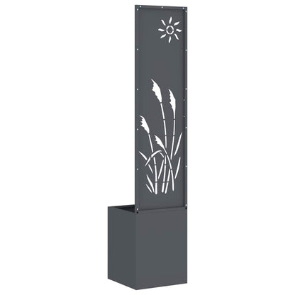 Garten Sichtschutz-Leinwand Anthrazit 32 x 140 cm