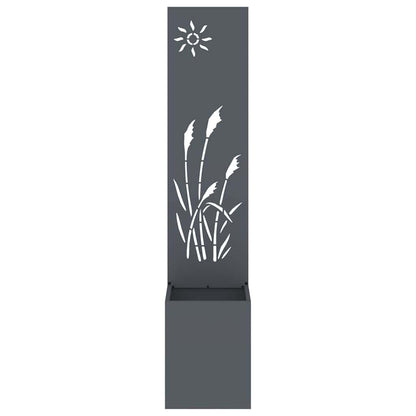 Garten Sichtschutz-Leinwand Anthrazit 32 x 140 cm