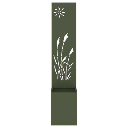 Garten Sichtschutz-Leinwand Olivgrün 32 x 140 cm