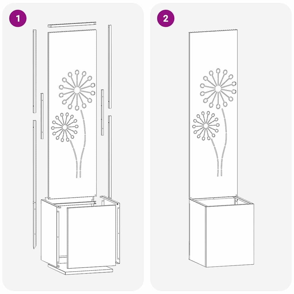 Garten Sichtschutz-Leinwand Olivgrün 32 x 140 cm