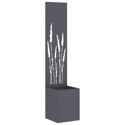 Garten Sichtschutz-Leinwand Anthrazit 32 x 140 cm