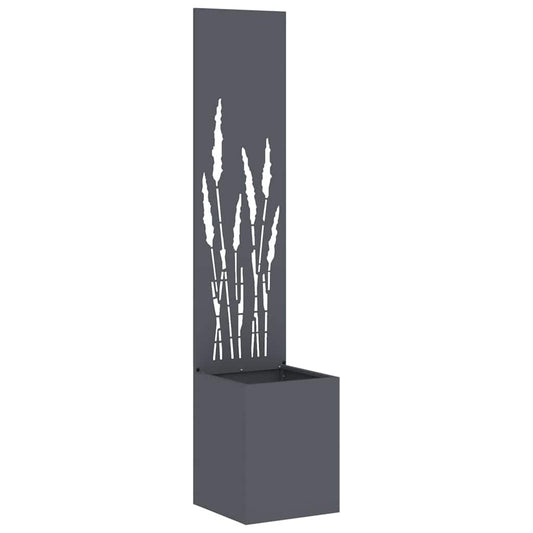 Garten Sichtschutz-Leinwand Anthrazit 32 x 140 cm