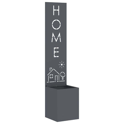 Garten Sichtschutz-Leinwand Anthrazit 32 x 140 cm