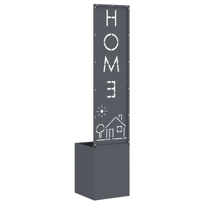 Garten Sichtschutz-Leinwand Anthrazit 32 x 140 cm