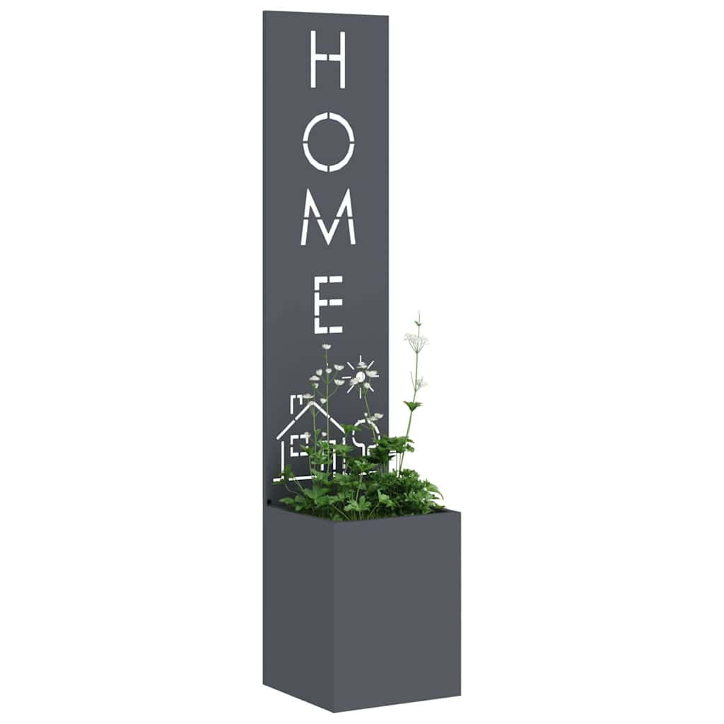 Garten Sichtschutz-Leinwand Anthrazit 32 x 140 cm