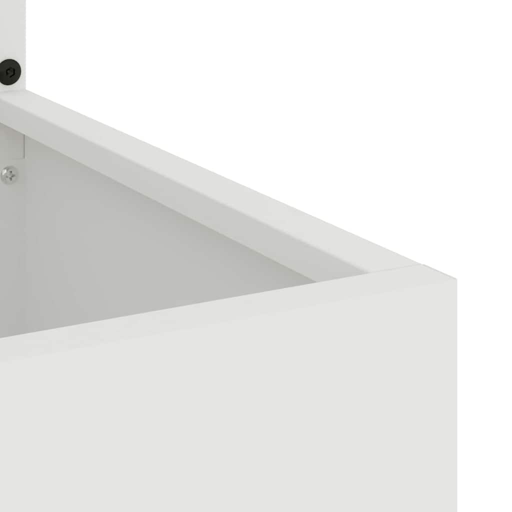 Garten Sichtschutz-Leinwand Weiß 50 x 140 cm