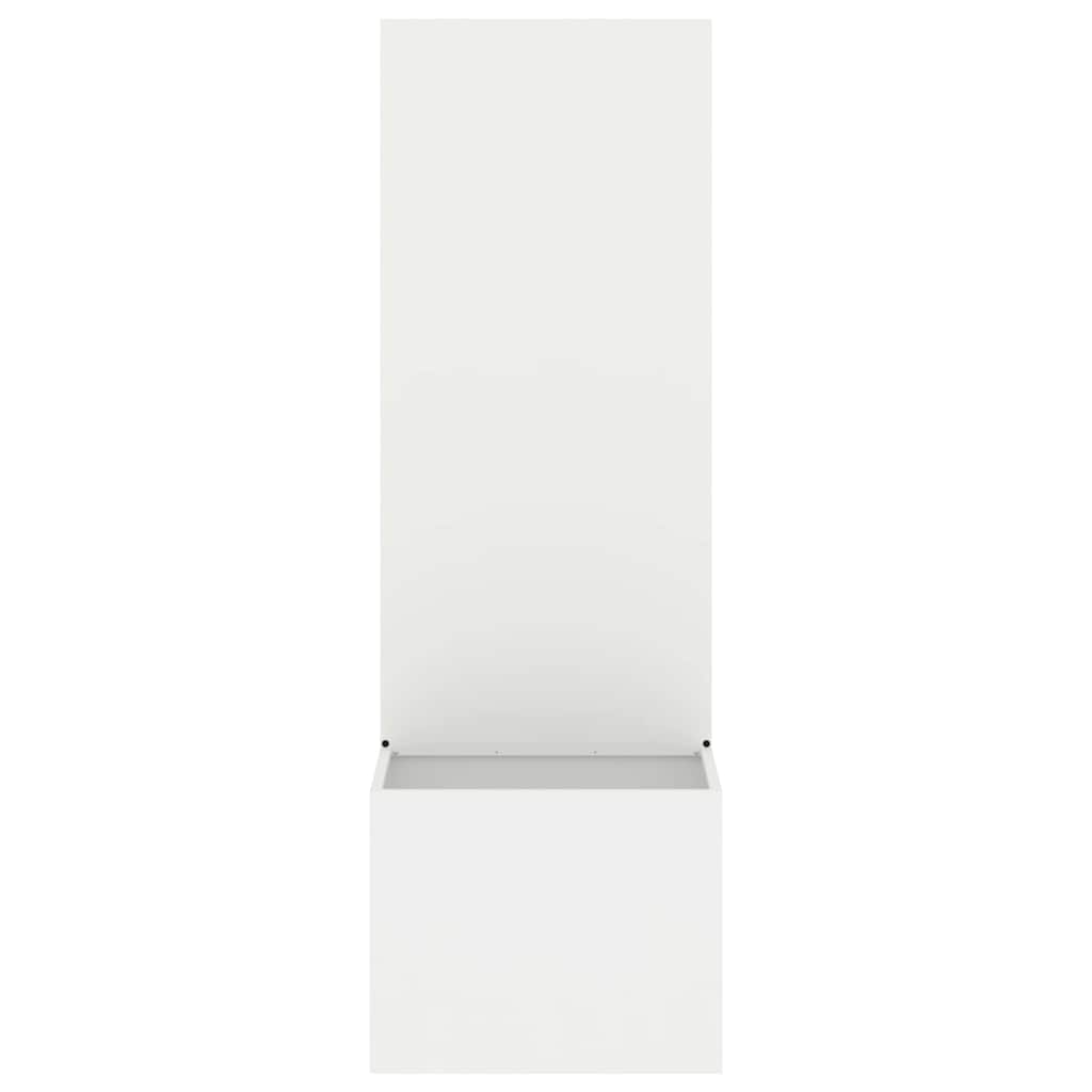 Garten Sichtschutz-Leinwand Weiß 50 x 140 cm