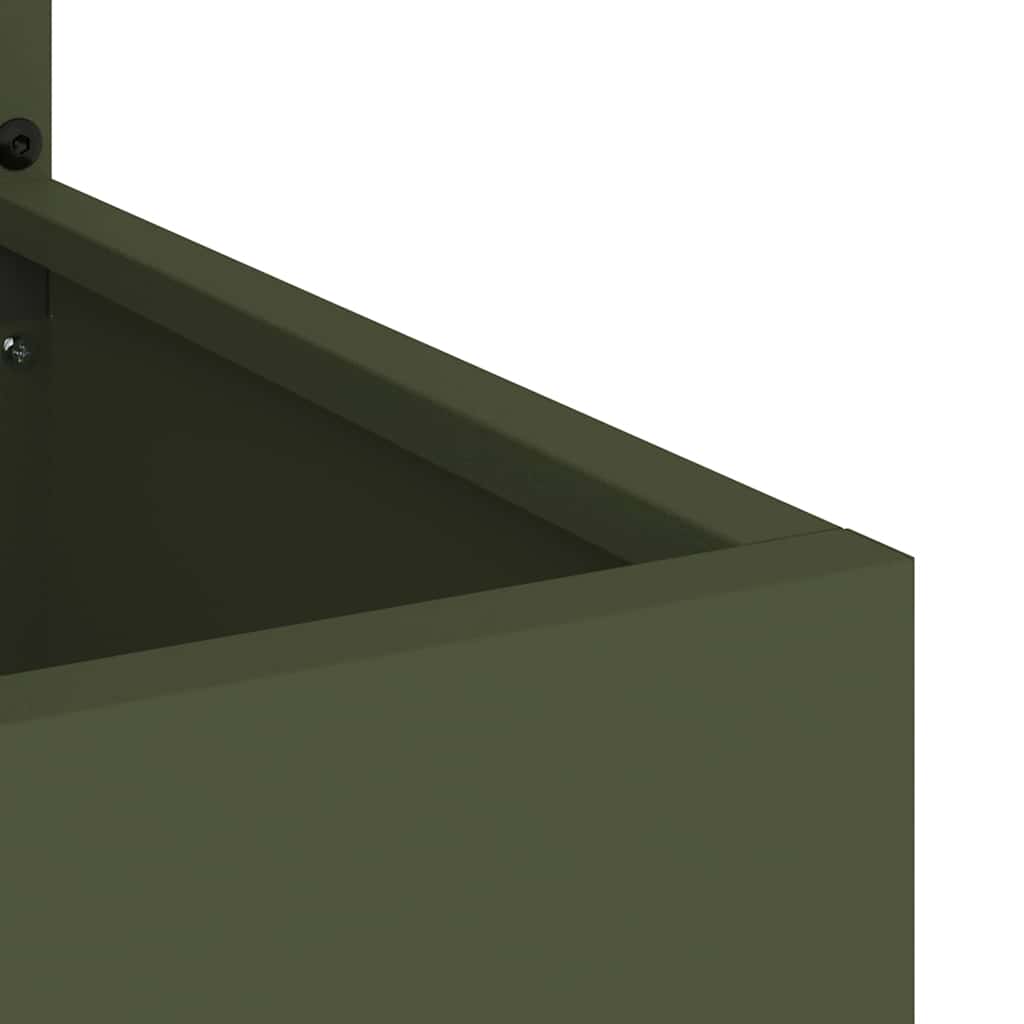 Garten Sichtschutz-Leinwand Olivgrün 50 x 140 cm