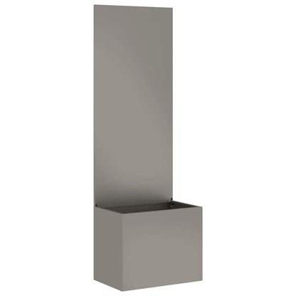 Garten Sichtschutz-Leinwand Rostig 50 x 140 cm Wetterfeststahl