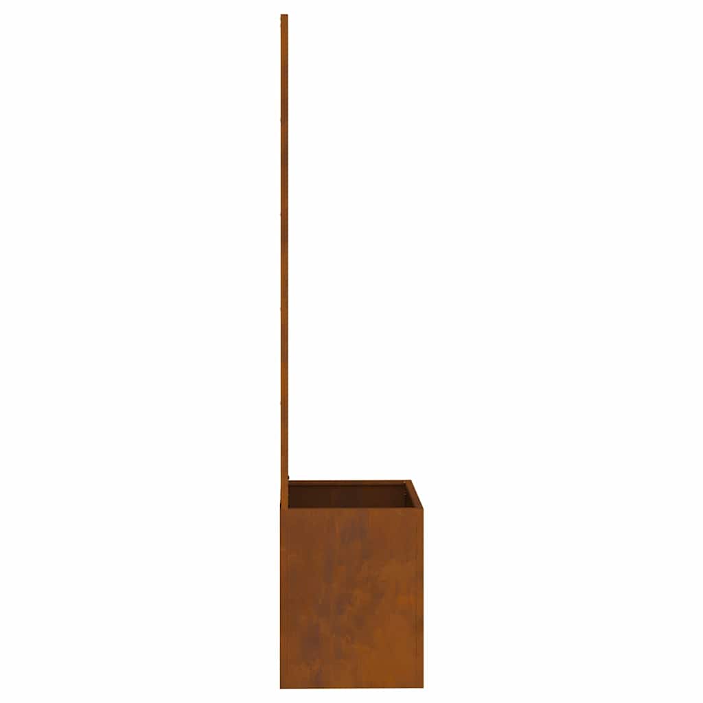 Garten Sichtschutz-Leinwand Floral Rostig 50 x 140 cm