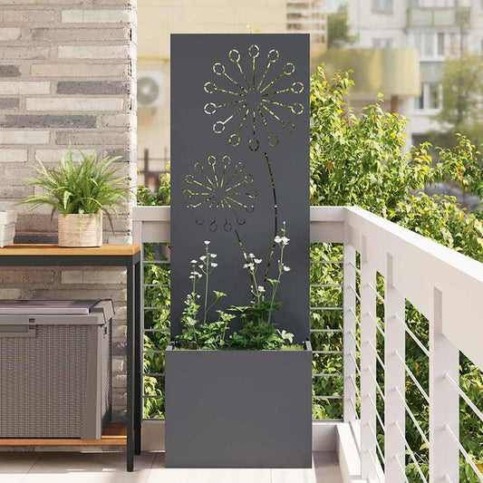Garten Sichtschutz-Leinwand Anthrazit 50 x 140 cm