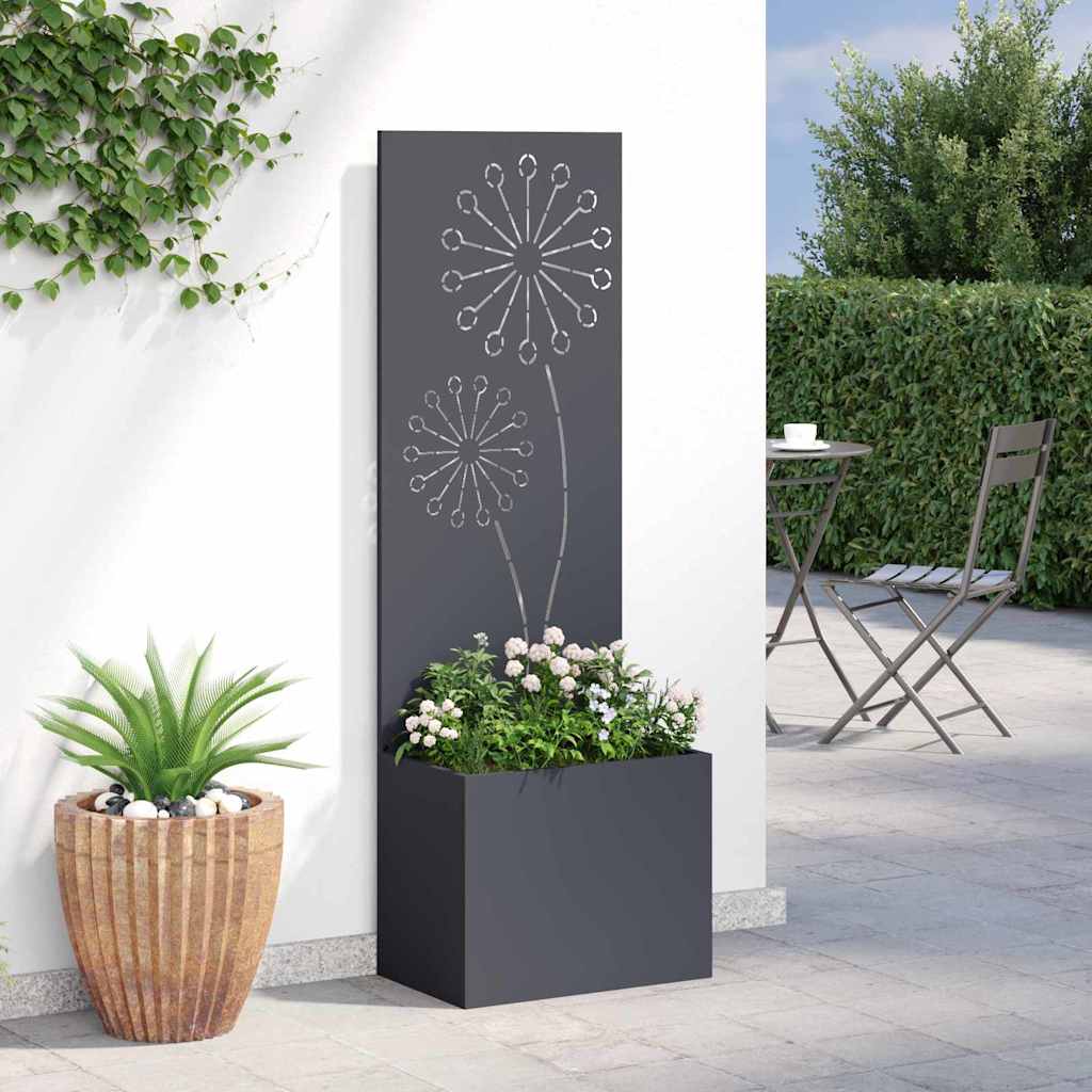 Garten Sichtschutz-Leinwand Anthrazit 50 x 140 cm