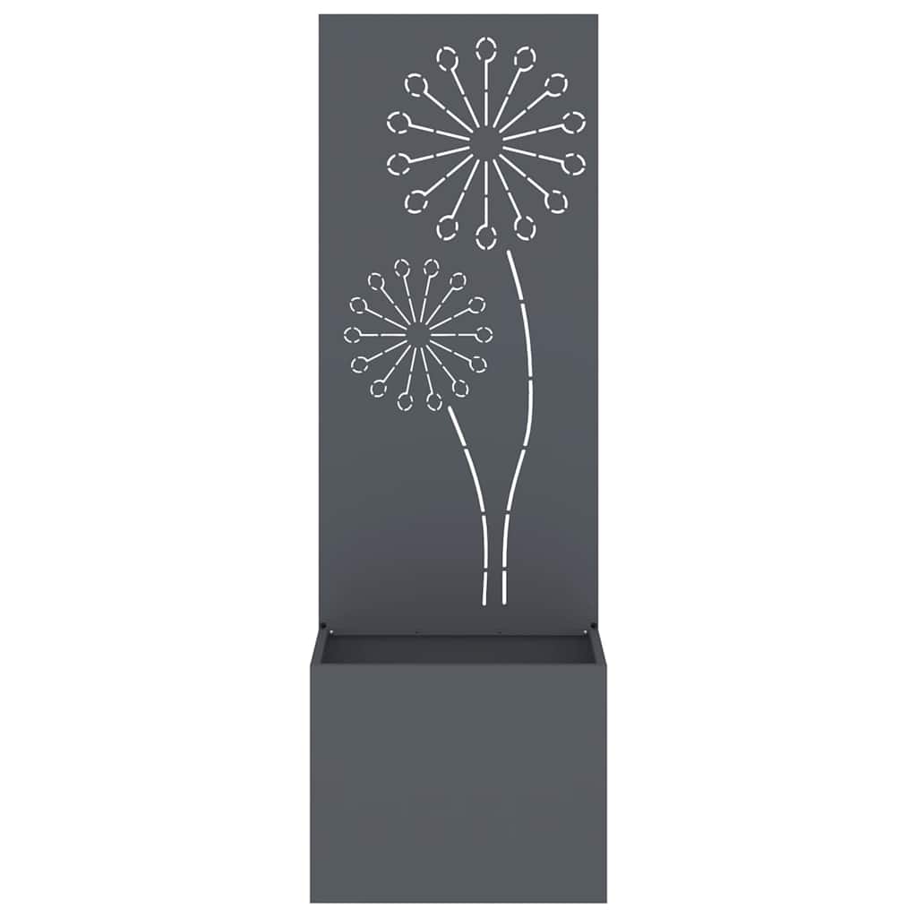 Garten Sichtschutz-Leinwand Anthrazit 50 x 140 cm