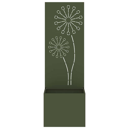 Garten Sichtschutz-Leinwand Olivgrün 50 x 140 cm