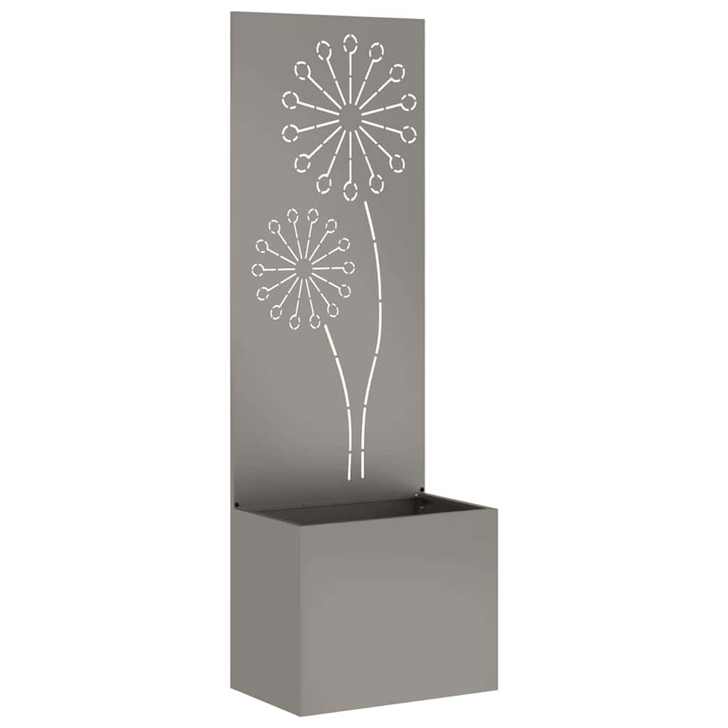 Garten Sichtschutz-Leinwand Rostig 50 x 140 cm Wetterfeststahl