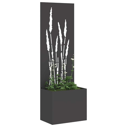 Garten Sichtschutz-Leinwand Schwarz 50 x 140 cm