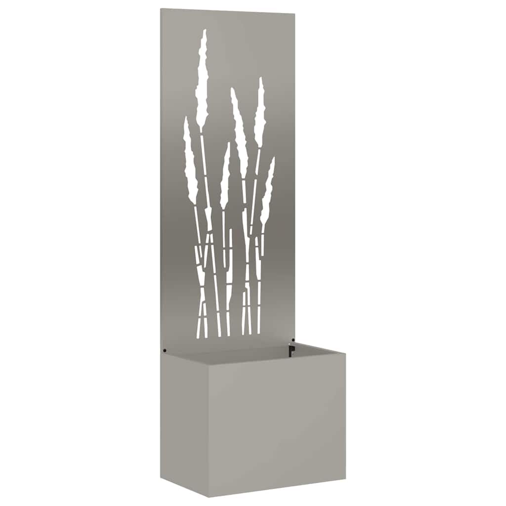 Garten Sichtschutz-Leinwand Rostig 50 x 140 cm Wetterfeststahl