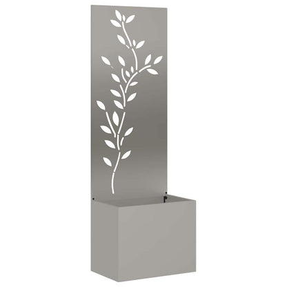 Garten Sichtschutz-Leinwand Rostig 50 x 140 cm Wetterfeststahl