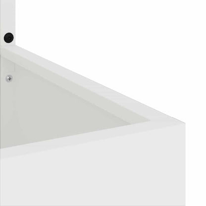 Garten Sichtschutz-Leinwand Tiermuster Weiß 50 x 140 cm